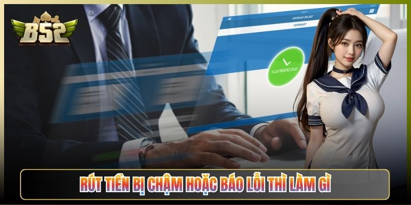 Rút Tiền Bị Chậm Hoặc Báo Lỗi Thì Làm Gì